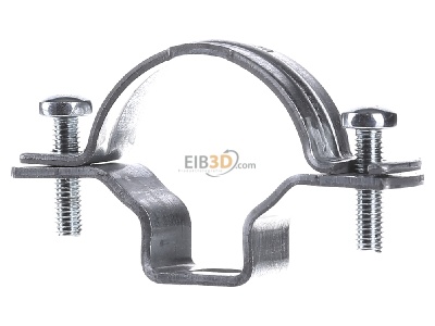 Front view Niedax 854 Tube clamp 29...38mm 

