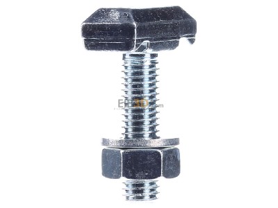 View on the left Niedax HK 510/40 Strut-nut with T-bolt M10x40mm 
