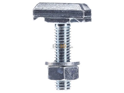 Back view Niedax HK 510/40 Strut-nut with T-bolt M10x40mm 
