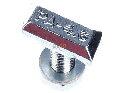 View up front Niedax HK 510/40 Strut-nut with T-bolt M10x40mm 
