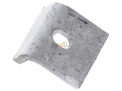 View top left Niedax HSK 20 Clamp piece for profile rail Steel 
