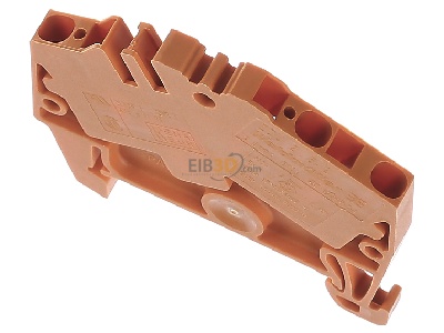 Top rear view Weidmller ZDU 2.5-2/3AN OR Feed-through terminal block 5,1mm 24A 
