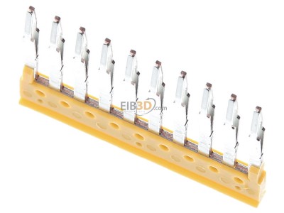 Top rear view Weidmller ZQV 1.5/10 Cross-connector for terminal block 10-p 
