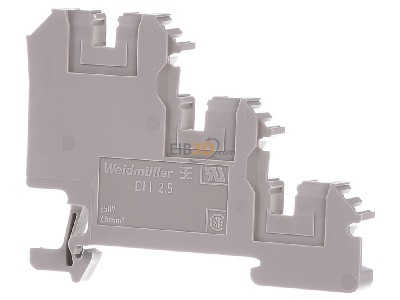 Back view Weidmller DLI 2.5 DB Sensor/actuator terminal block 3-p 6,1mm 
