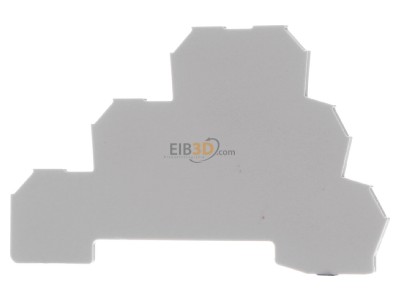 Back view Weidmller AP DLD2.5 DB End/partition plate for terminal block 
