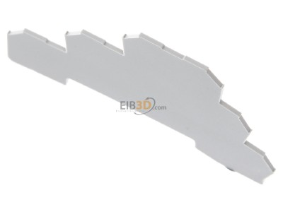 Top rear view Weidmller AP DLD2.5 DB End/partition plate for terminal block 
