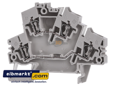Frontansicht Weidmller ZDK 2.5-2 Doppelklemme 