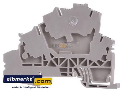 Ansicht hinten Weidmller ZDKPE 2.5-2 Doppelklemme 