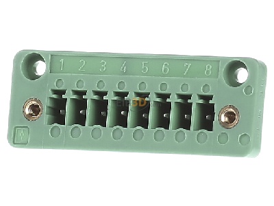 Frontansicht Phoenix Contact DFK-MC1,5/8-GF-3,81 Durchf�hrungsgeh�use 160V,8A,3,81mm,8p 