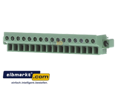 Frontansicht Phoenix Contact 1850990 Stecker,geschraubt 160V,8A,3,81mm,16p FRONTMC1,5/16STF3,81