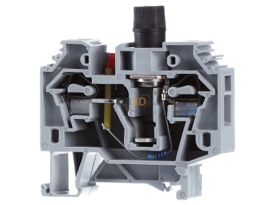 Front view WAGO 282-128/281-413 Fuse terminal block 10A 13mm 
