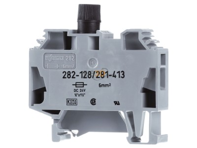 Back view WAGO 282-128/281-413 Fuse terminal block 10A 13mm 
