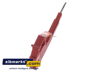 Ansicht oben rechts Phoenix Contact PS-5 Anreih-Pr�fstecker f. ST 2,5 rot 