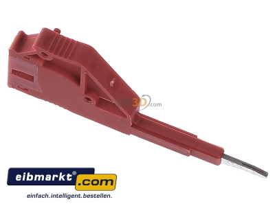 Ansicht oben hinten Phoenix Contact PS-5 Anreih-Pr�fstecker f. ST 2,5 rot 