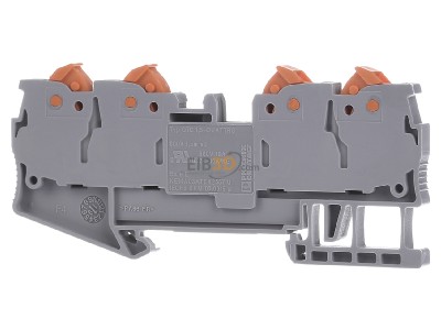 Back view Phoenix QTC 1,5-QUATTRO Feed-through terminal block 5,2mm 17,5A 
