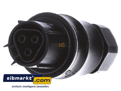 Front view Wieland RST20I3S B1 ZR1V SW Connector plug-in installation 3x4mm
