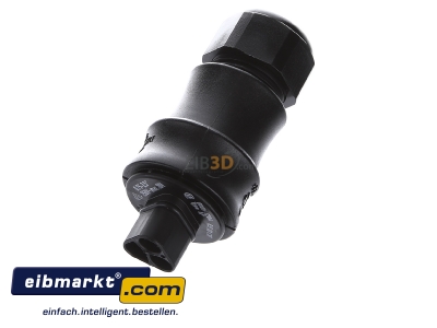 View up front Wieland RST20I3F S2 ZR2 V SW Connector plug-in installation 3x1,5mm²
