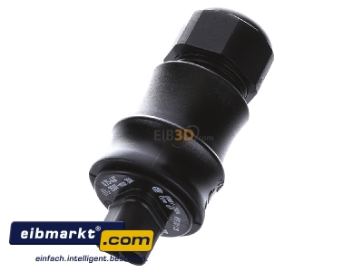 View up front Wieland RST20I3S S1 ZR1V SW Connector plug-in installation 3x4mm
