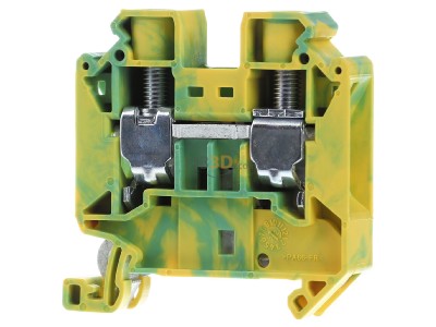 Front view Phoenix UT 16-PE Ground terminal block 1-p 12,2mm 
