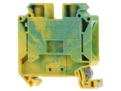 Back view Phoenix UT 16-PE Ground terminal block 1-p 12,2mm 
