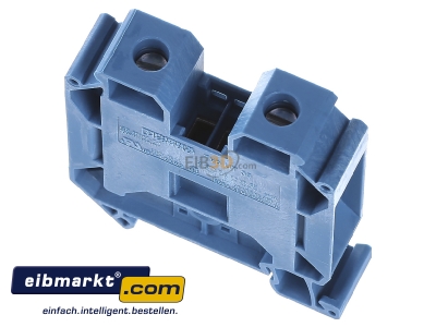 Top rear view Phoenix Contact UT 35 BU Feed-through terminal block 16mm 125A 
