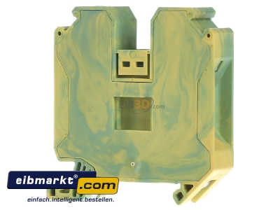 Front view Phoenix Contact UT 35-PE Ground terminal block 1-p 16mm 
