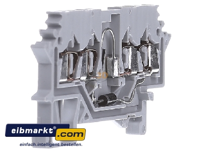 View on the left WAGO Kontakttechnik 279-620/281-408 Diode terminal block 
