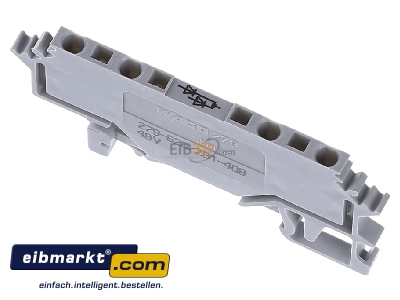 Top rear view WAGO Kontakttechnik 279-620/281-408 Diode terminal block 
