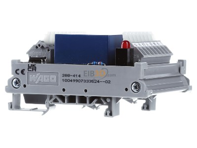 View on the right WAGO 288-414 Switching relay AC 24V DC 24V 6A 
