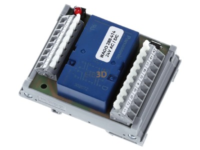 View top left WAGO 288-414 Switching relay AC 24V DC 24V 6A 
