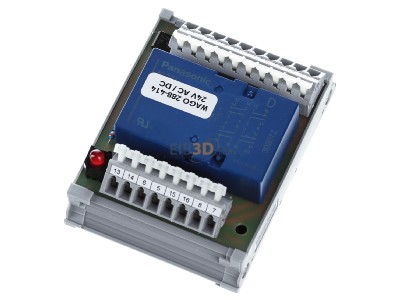 Top rear view WAGO 288-414 Switching relay AC 24V DC 24V 6A 
