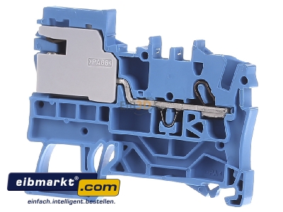 Frontansicht WAGO Kontakttechnik 2002-7114 Trennklemme 1-Leiter-N, TS 35 