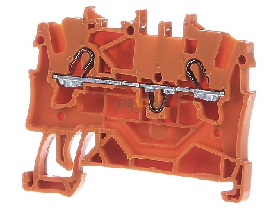 Front view WAGO Kontakttechnik 2001-1202 Feed-through terminal block 4,2mm 18A 
