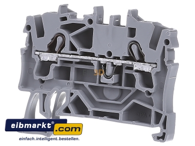 Front view WAGO Kontakttechnik 2002-1201 Feed-through terminal block 5,2mm 24A - 
