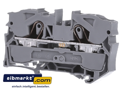 Front view WAGO Kontakttechnik 2010-1201 Feed-through terminal block 10mm 57A - 
