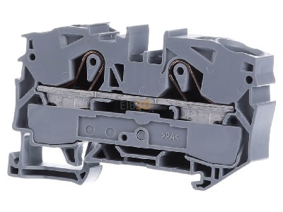 Front view WAGO 2016-1201 Feed-through terminal block 12mm 76A 
