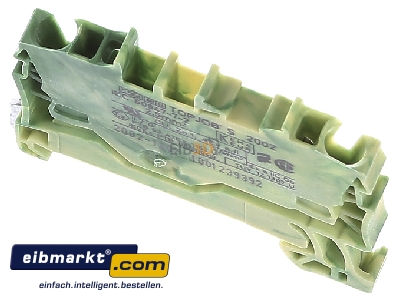 Top rear view WAGO Kontakttechnik 2002-1207 Ground terminal block 1-p 5,2mm
