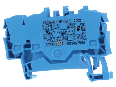 Back view WAGO 2002-1304 Feed-through terminal block 5,2mm 24A 
