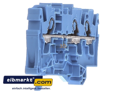 Ansicht links WAGO Kontakttechnik 2004-1304 Durchgangsklemme 3-Leiter, TS 35 