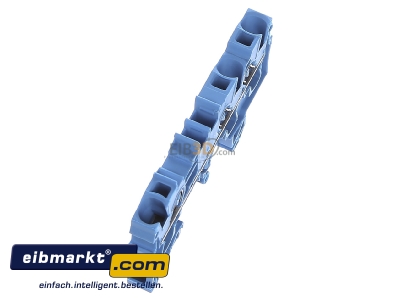 Ansicht oben links WAGO Kontakttechnik 2004-1304 Durchgangsklemme 3-Leiter, TS 35 