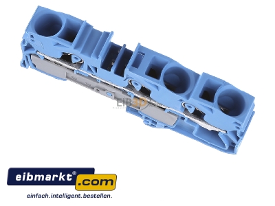 View up front WAGO Kontakttechnik 2016-1304 Feed-through terminal block 12mm 76A
