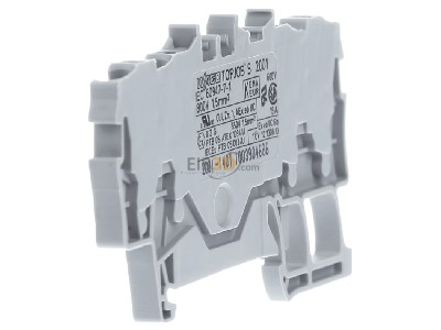 View on the right WAGO 2001-1401 Feed-through terminal block 4,2mm 18A 
