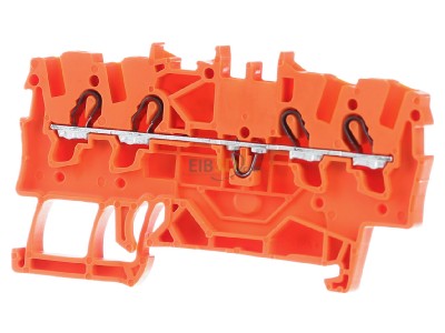 Front view WAGO 2001-1402 Feed-through terminal block 4,2mm 18A 
