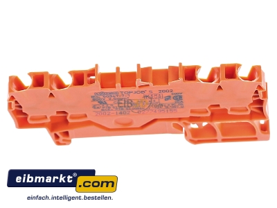 Top rear view WAGO Kontakttechnik 2002-1402 Feed-through terminal block 5,2mm 24A
