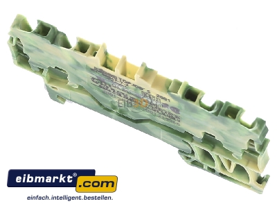 Top rear view WAGO Kontakttechnik 2001-1407 Ground terminal block 1-p 4,2mm 
