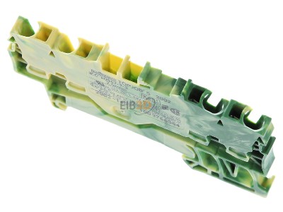 Top rear view WAGO 2002-1407 Ground terminal block 1-p 5,2mm 
