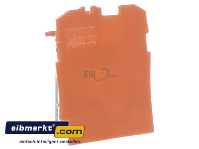View on the left WAGO Kontakttechnik 2002-1292 End/partition plate for terminal block
