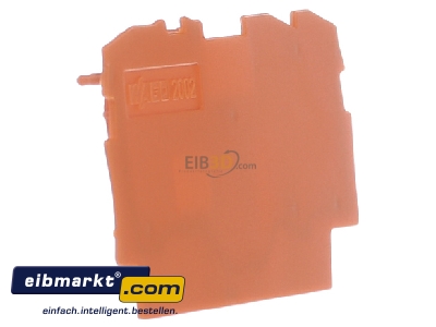 View on the left WAGO Kontakttechnik 2002-1392 End/partition plate for terminal block
