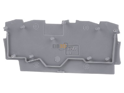 Back view WAGO 2002-1491 End/partition plate for terminal block 

