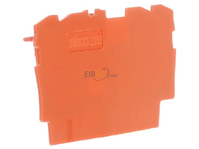 View on the left WAGO 2002-1492 End/partition plate for terminal block 
